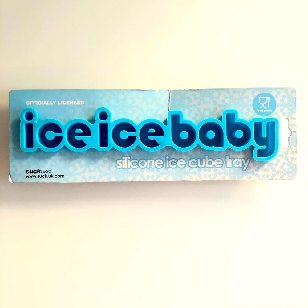 ice ice baby - silicon ice cube tray or mold